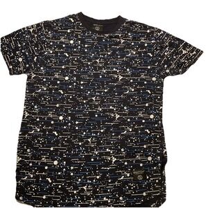 Switch Remarkable Paint Splatter Short Sleeve‎ Shirt L. D44